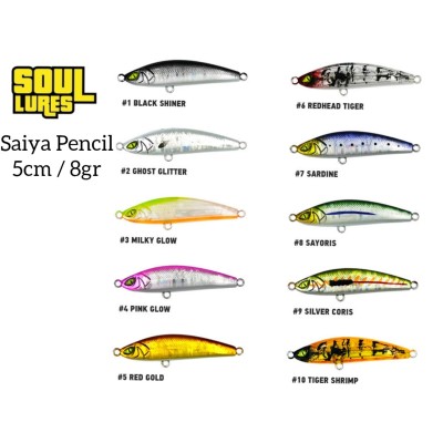 Soul Lures Saiya Pencil 50S – 5cm / 8gr