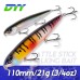 Combo x4 Τεχνητών Δολωμάτων TOP WATER και Θήκη Μεταφοράς Τεχνητών Sea Life Fishing L