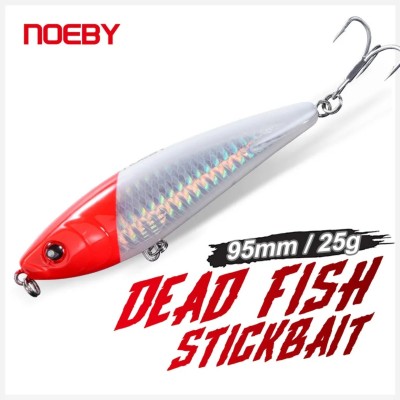 NOEBY Sinking Pencil Dead Fish Stick bait 95mm 25gr