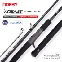 Καλάμι Ψαρέματος NOEBY BEAST Power Game Spinning 2.24m / c.w 14-70gr - 2.44m / c,w 28-90gr Fuji Guides Torayca Carbon