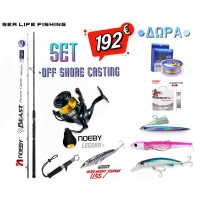 Μεγάλη Προσφορά Με Δώρα Σετ Ψαρέματος Off Shore Casting Καλάμι NOEBY NOEBY BEAST Power Game 2.44m / c.w: 28-90gr Fuji Guides Torayca Carbon και Μηχανισμός NOEBY LEGEND 7 4000 Max Drag 18kg Μεγάλη Προσφορά Με Δώρα Σετ Ψαρέματος Off Shore Casting Καλάμι NOEBY NOEBY BEAST Power Game 2.44m / c.w: 28-90gr Fuji Guides Torayca Carbon και Μηχανισμός NOEBY LEGEND 7 4000 Max Drag 18kg