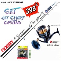 ΠΡΟΣΦΟΡΑ Σετ Ψαρέματος Off Shore Casting Καλαμι NOEBY VOYAGER Plugging Special 2.51m C.W:Max 120gr - Max 150gr / 2.49m C.W:Max 180gr Fuji Super Ocean Alconite Guides Toray Japan Carbon και Μηχανισμός NOEBY INFINITE POWER 8000 - 10000 Max Drag 20kg ΠΡΟΣΦΟΡΑ Σετ Ψαρέματος Off Shore Casting Καλαμι NOEBY VOYAGER Plugging Special 2.51m C.W:Max 120gr - Max 150gr / 2.49m C.W:Max 180gr Fuji Super Ocean Alconite Guides Toray Japan Carbon και Μηχανισμός NOEBY INFINITE POWER 8000 - 10000 Max Drag 20kg