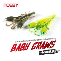 Σιλικονούχα Καραβιδάκια LRF NOEBY Baby Craws 4cm / 0.6gr