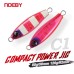 Πλάνος Ψαρέματος NOEBY C1 Compact Power Jig 58mm - 80gr / 62mm - 120gr Αρματωμένος με Διπλό Assist Hook NOEBY