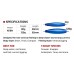 Πλάνος Ψαρέματος NOEBY C1 Compact Power Jig 58mm - 80gr / 62mm - 120gr Αρματωμένος με Διπλό Assist Hook NOEBY