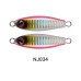 Πλάνος Ψαρέματος NOEBY C1 Compact Power Jig 58mm - 80gr / 62mm - 120gr Αρματωμένος με Διπλό Assist Hook NOEBY