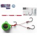 Oceanic Bait Ball Ζόκα 110gr / 140gr / 180gr Αρματωμένη Με 2 αγκίστρια VMC ReDentEx