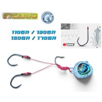Oceanic Sicario Zoka Jig Camo 110gr / 130gr / 150gr / 170gr Αρματωμένη με Κλέφτες 2 Αγκίστρια VMC ReDenteX Hi Carbon Oceanic Sicario Zoka Jig Camo 110gr / 130gr / 150gr / 170gr Αρματωμένη με Κλέφτες 2 Αγκίστρια VMC ReDenteX Hi Carbon