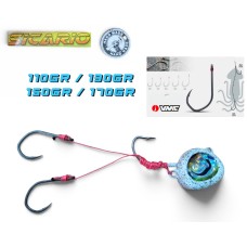 Oceanic Sicario Zoka Jig Camo 110gr / 130gr / 150gr / 170gr Αρματωμένη με Κλέφτες 2 Αγκίστρια VMC ReDenteX Hi Carbon Oceanic Sicario Zoka Jig Camo 110gr / 130gr / 150gr / 170gr Αρματωμένη με Κλέφτες 2 Αγκίστρια VMC ReDenteX Hi Carbon