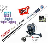 Σετ Ψαρέματος Jigging Light Jigging Καλάμι NOEBY INFINITE LT JIGGING 1.91m C.W:Max 200gr και Μηχανισμός NOEBY INFINITE SW 5000 - 6000 Max Drag: 12kg