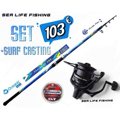 Προσφορά Σετ Ψαρέματος Surf Casting Καλάμι Oceanic Thalassa 4.20m - 4.50m C.W:100-200gr και Μηχανισμός Sea Life Fishing TYPHOON Max Drag 20kg Προσφορά Σετ Ψαρέματος Surf Casting Καλάμι Oceanic Thalassa 4.20m - 4.50m C.W:100-200gr και Μηχανισμός Sea Life Fishing TYPHOON Max Drag 20kg