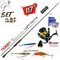 Προσφορά Σετ Ψαρέματος L.R.F / H.R.F / Light Eging Καλάμι NOEBY LEISURE JIG 1.98m - C.W: 2-8gr / 2.13m C.W: 3-12gr / 2.29m C.W: 4-18gr και Μηχανισμός NOEBY LEGEND7 2500s Max Drag 10kg Προσφορά Σετ Ψαρέματος L.R.F / H.R.F / Light Eging Καλάμι NOEBY LEISURE JIG 1.98m - C.W: 2-8gr / 2.13m C.W: 3-12gr / 2.29m C.W: 4-18gr και Μηχανισμός NOEBY LEGEND7 2500s Max Drag 10kg