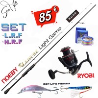 Προσφορά Σετ Ψαρέματος LRF HRF Καλάμι NOEBY Leisure Jig 1.98m C.W:2-8gr 2.13m C.W:3-12gr 2.29m C.W:4-18gr και Μηχανισμός RYOBI IDS 2000 Max Drag 6kg